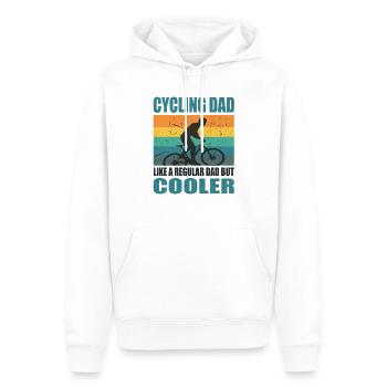 Cycling Dad Fahrrad bike bicycle Vater Papa - Männer Premium Bio Hoodie - Weiß - Vorne - Nico (187cm)
