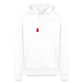 Papa batterie basse Drôle fatigué Papa père épuisé Pères épuisés - Sweat à capuche Premium bio Homme - blanc - Devant - Nico (187cm)