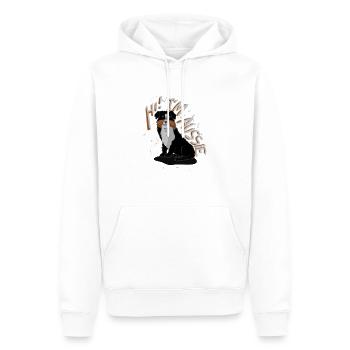 Je suis un chien shepard australien australien - Sweat à capuche Premium bio Homme - blanc - Devant - Nico (187cm)
