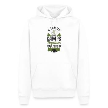 Camping Tent A Family That Camps - Men’s Premium Organic Hoodie - white - Front - Nico (187cm)