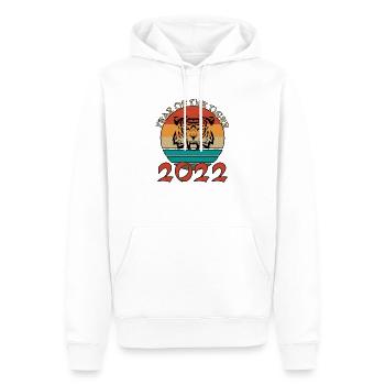 Year Of The Tiger 2022 Chinesisches Neujahr 2022 - Männer Premium Bio Hoodie - Weiß - Vorne - Nico (187cm)