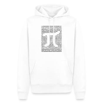 Pi mathe mathematik ingenieur physik nerd geek - Men’s Premium Organic Hoodie - white - Front - Nico (187cm)