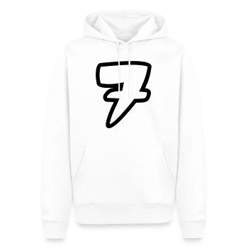 7 - Men’s Premium Organic Hoodie - white - Front - Nico (187cm)