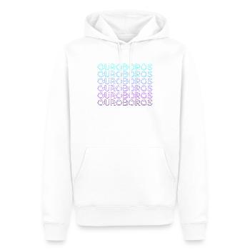 Ouroboros Uroboros Alchemie Altes Ägypten Retro - Männer Premium Bio Hoodie - Weiß - Vorne - Nico (187cm)