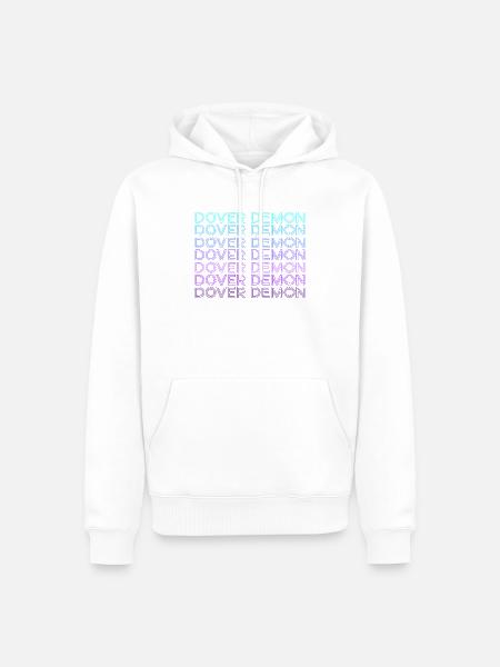 Dover Dämon Kryptide Kryptozoologie Retro - Männer Premium Bio Hoodie - Weiß