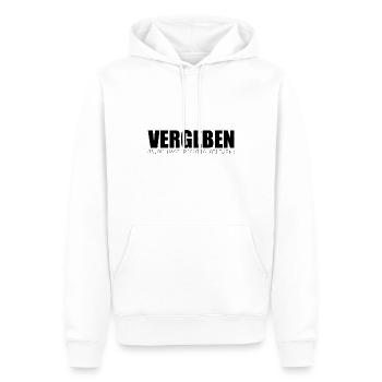 Vergeben ja du hast richtig gelesen - Männer Premium Bio Hoodie - Weiß - Vorne - Nico (187cm)