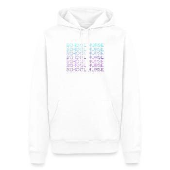 Schulkrankenschwester Retro - Männer Premium Bio Hoodie - Weiß - Vorne - Nico (187cm)
