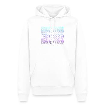 Golden Doodle Goldendoodle Retro - Männer Premium Bio Hoodie - Weiß - Vorne - Nico (187cm)