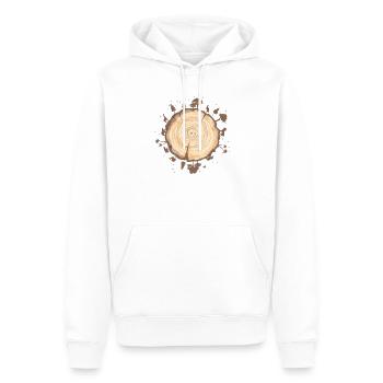 Tag des Planeten Erde und Erde - Männer Premium Bio Hoodie - Weiß - Vorne - Nico (187cm)