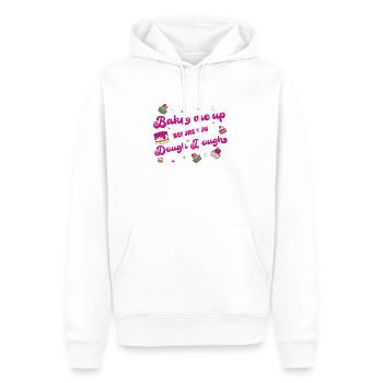 Cake Baker Design n Amateurs de desserts - Sweat à capuche Premium bio Homme - blanc - Devant - Nico (187cm)