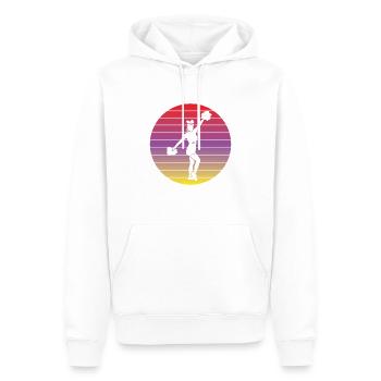Cheerleader Geschenk Cheerleaderin Cheerleading - Männer Premium Bio Hoodie - Weiß - Vorne - Nico (187cm)
