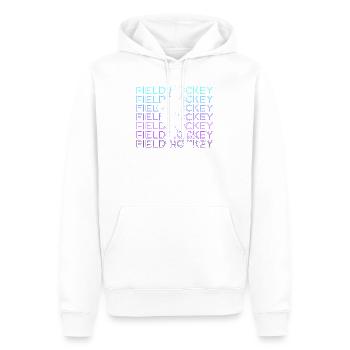 Cadeau rétro de hockey sur gazon - Sweat à capuche Premium bio Homme - blanc - Devant - Nico (187cm)