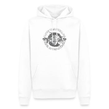 Trucker Freight Trucks Truck Driver Lifted Trucks - Men’s Premium Organic Hoodie - white - Front - Nico (187cm)