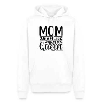 Mama Königin - Männer Premium Bio Hoodie - Weiß - Vorne - Nico (187cm)