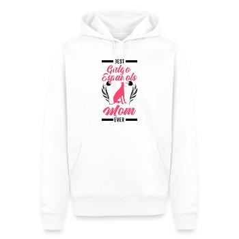 Best Galgo Espanol Mom Ever Galgo Mama - Men’s Premium Organic Hoodie - white - Front - Nico (187cm)