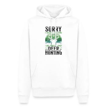 Buck Deer Hunting Hunter Vintage - Männer Premium Bio Hoodie - Weiß - Vorne - Nico (187cm)