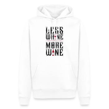 Sommelier Wine Drinking Tasting - Männer Premium Bio Hoodie - Weiß - Vorne - Nico (187cm)