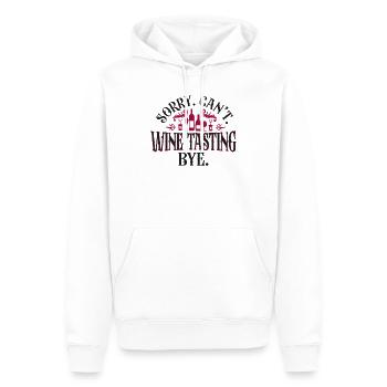 Sommelier Wine Drinking Tasting - Männer Premium Bio Hoodie - Weiß - Vorne - Nico (187cm)