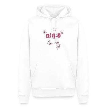 Nope - Einfach mal Nein sagen! - Männer Premium Bio Hoodie - Weiß - Vorne - Nico (187cm)