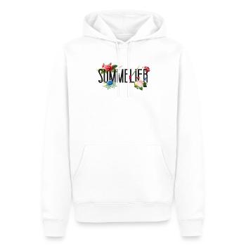 Sommelier Wine Drinking Tasting - Männer Premium Bio Hoodie - Weiß - Vorne - Nico (187cm)