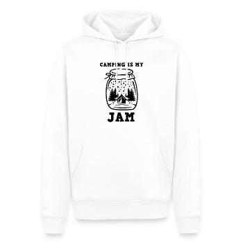 Mountain range mountains hiking nature - Men’s Premium Organic Hoodie - white - Front - Nico (187cm)