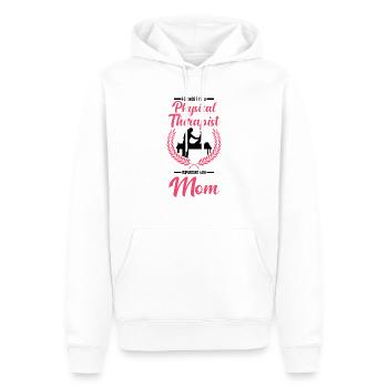 Physiotherapeutin Mama Physiotherapie Physio - Männer Premium Bio Hoodie - Weiß - Vorne - Nico (187cm)