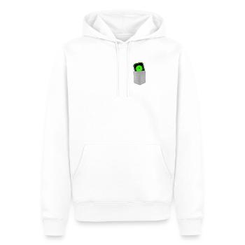 Fake Pocket Cool Pickleball Sport Dink Paddel Wortspiel - Männer Premium Bio Hoodie - Weiß - Vorne - Nico (187cm)