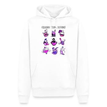 Choose Your Potion Halloween Party Meme Witch Fun - Men’s Premium Organic Hoodie - white - Front - Nico (187cm)