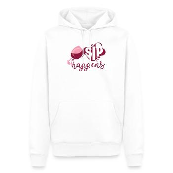 Sommelier Wine Drinking Tasting - Männer Premium Bio Hoodie - Weiß - Vorne - Nico (187cm)