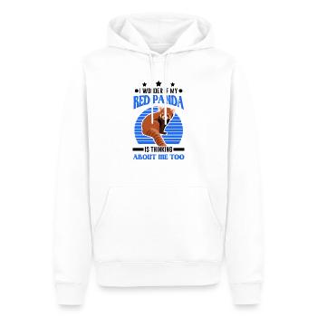 Red Panda Gift Cat Bear Red Panda - Men’s Premium Organic Hoodie - white - Front - Nico (187cm)