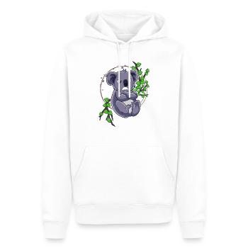 Annoying Koala Bear Funny Gift - Men’s Premium Organic Hoodie - white - Front - Nico (187cm)