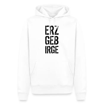 Erzgebirge - Männer Premium Bio Hoodie - Weiß - Vorne - Nico (187cm)