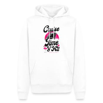 Cruise Ship Vacation Girl Vintage - Männer Premium Bio Hoodie - Weiß - Vorne - Nico (187cm)