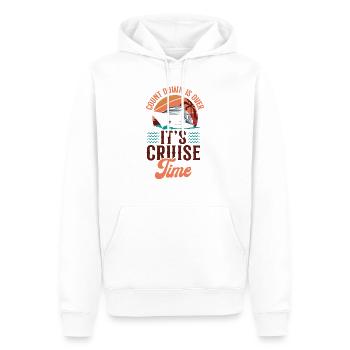 Cruise Ship Vacation Count Down Is - Men’s Premium Organic Hoodie - white - Front - Nico (187cm)