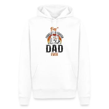Certified Forklift Truck Operator - Männer Premium Bio Hoodie - Weiß - Vorne - Nico (187cm)