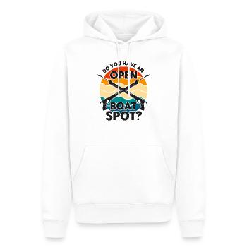 Spearfisher Open Boots Spot Cadeau - Sweat à capuche Premium bio Homme - blanc - Devant - Nico (187cm)