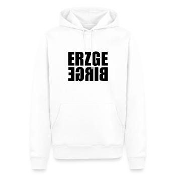 Erzgebirge meine Heimat - Männer Premium Bio Hoodie - Weiß - Vorne - Nico (187cm)