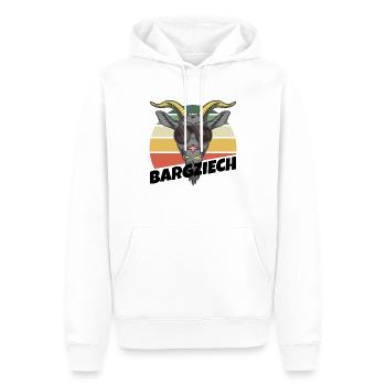 Bergziege Erzgebirge Sachsen Wandern - Männer Premium Bio Hoodie - Weiß - Vorne - Nico (187cm)