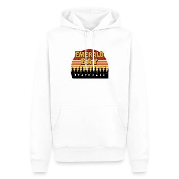 California Emerald Bay Nature Camping Nevada Stat - Men’s Premium Organic Hoodie - white - Front - Nico (187cm)