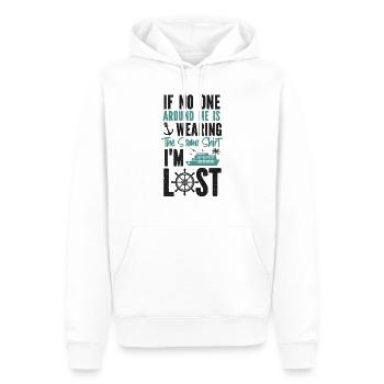 Cruise Ship Vacation Friends - Men’s Premium Organic Hoodie - white - Front - Nico (187cm)