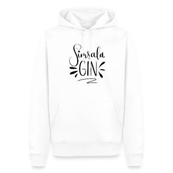 Simsala Gin - Prost es gibt Gin, Ginliebhaber/in - Männer Premium Bio Hoodie - Weiß - Vorne - Nico (187cm)