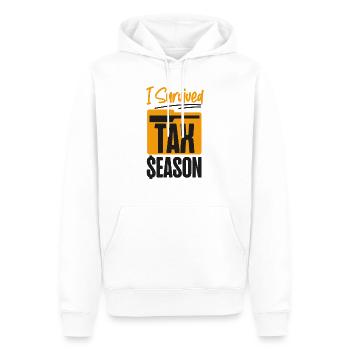 Accountant Bookkeeper Accounting - Männer Premium Bio Hoodie - Weiß - Vorne - Nico (187cm)