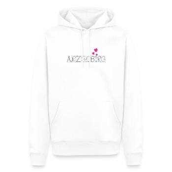 Arzgebirg Heimat Liebe - Männer Premium Bio Hoodie - Weiß - Vorne - Nico (187cm)