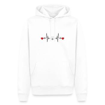 Basketball Basketballliebhaber Basketballer Verein - Männer Premium Bio Hoodie - Weiß - Vorne - Nico (187cm)