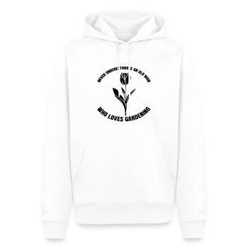 Garten Geschenk Obstgarten Gärtner Hobbygärtner - Männer Premium Bio Hoodie - Weiß - Vorne - Nico (187cm)