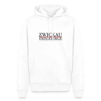 Zwickau Erzgebirge - Männer Premium Bio Hoodie - Weiß - Vorne - Nico (187cm)