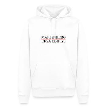 Marienberg Erzgebirge - Männer Premium Bio Hoodie - Weiß - Vorne - Nico (187cm)
