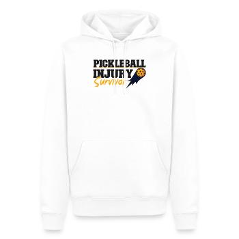 Pickleball Pickleball Injury - Men’s Premium Organic Hoodie - white - Front - Nico (187cm)