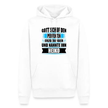 Erzgebirge Mann Namen Sachsen Heiko - Männer Premium Bio Hoodie - Weiß - Vorne - Nico (187cm)