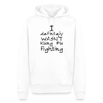I definitely WASN'T Kung Fu Fighting - Men’s Premium Organic Hoodie - white - Front - Nico (187cm)